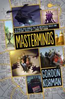Masterminds by Gordan Korman cover