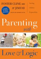 Parenting with Love and Logic by Foster Cline cover