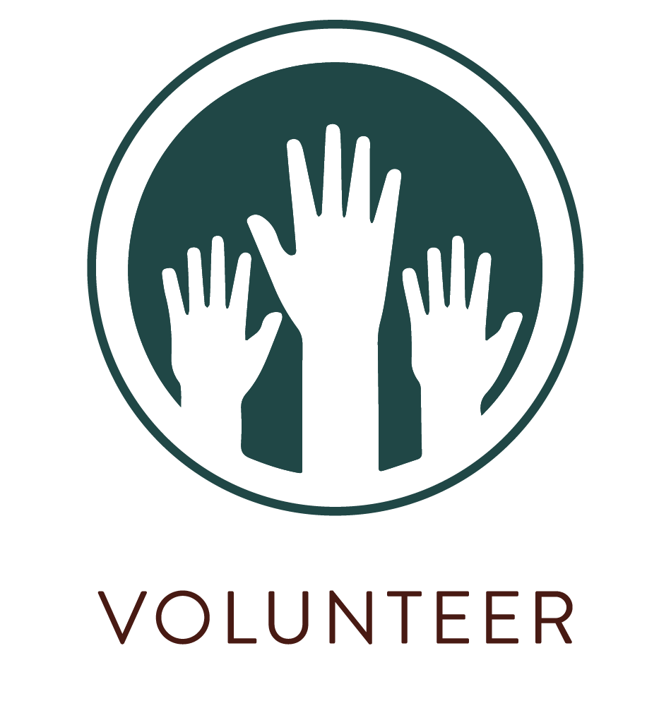 Volunteer hands symbol